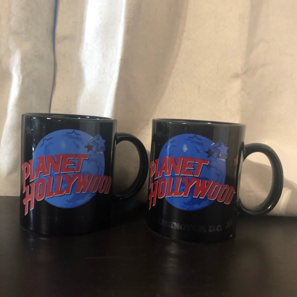 Vintage Planet Hollywood Mug Lot